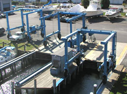 Travel-lifts capable of 16' 3" beam